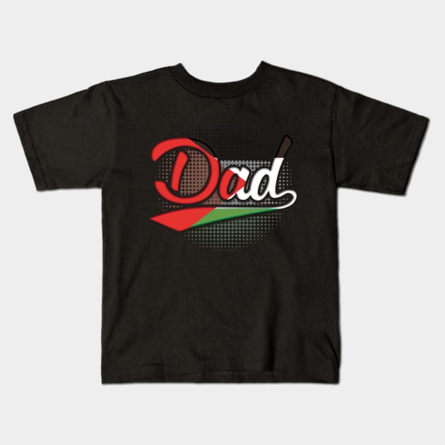 Palestinian Dad - Gift for Palestinian From Palestine Kids T-Shirt by Country Flags